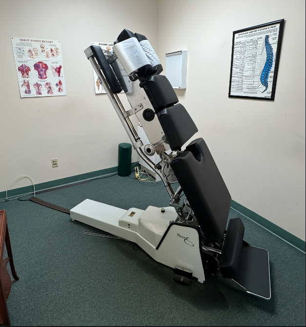 Treatment room at Capstone Chiropractic